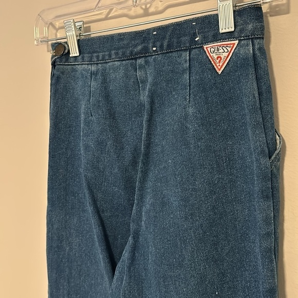 Vintage 80s George Marciano for Guess Denim Stirup Pants size 28 - Picture 6 of 8
